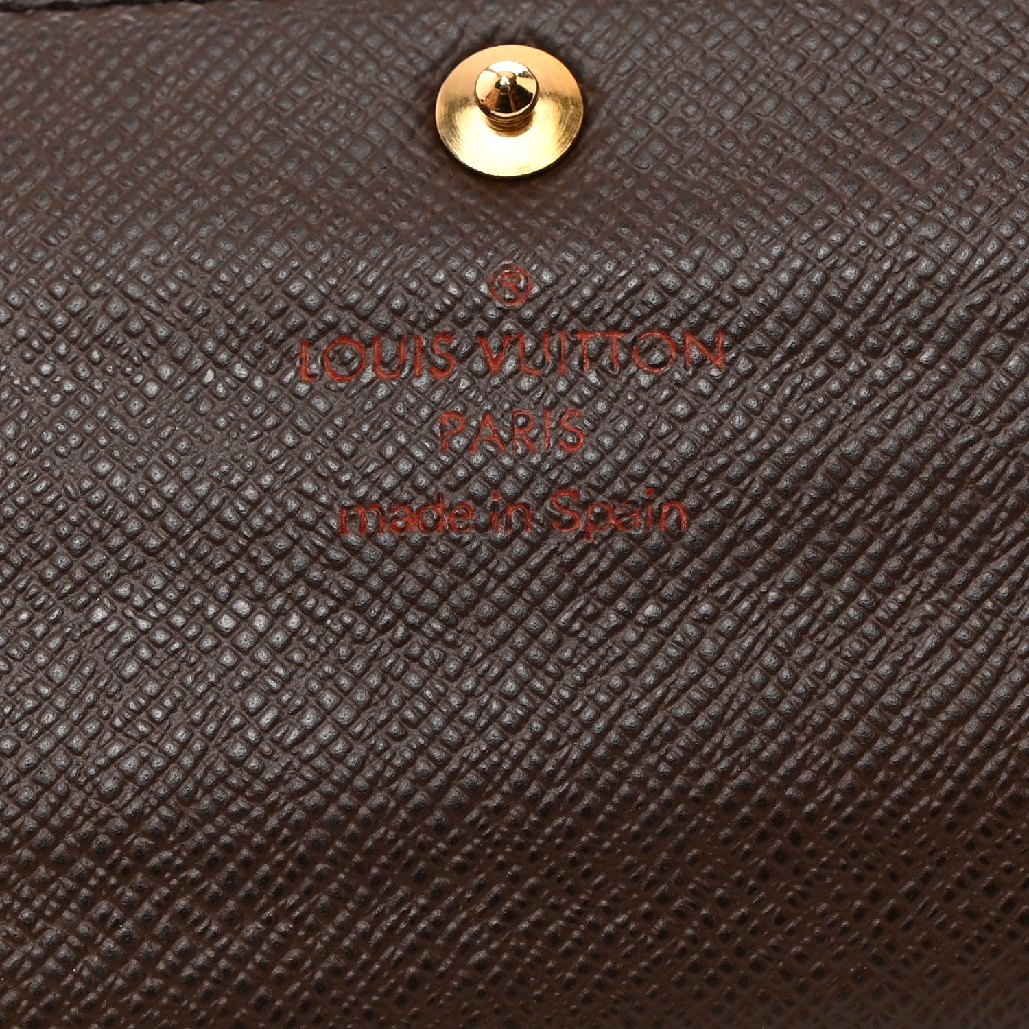 Louis Vuitton Damier Ebene Sarah Wallet 6 of 7