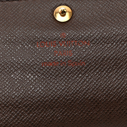 Louis Vuitton Damier Ebene Sarah Wallet 6 of 7