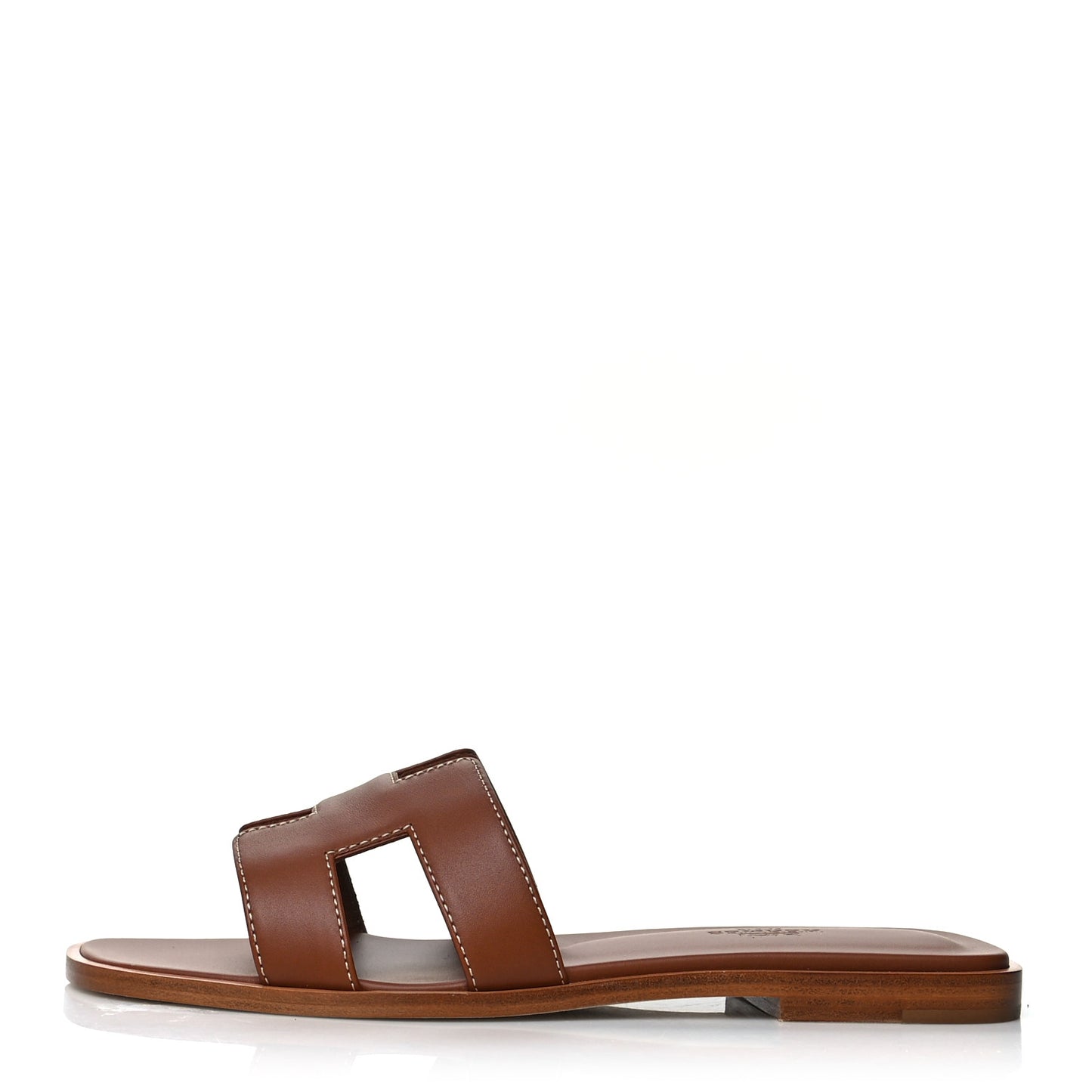 Box Calfskin Oran Sandals 37 Gold