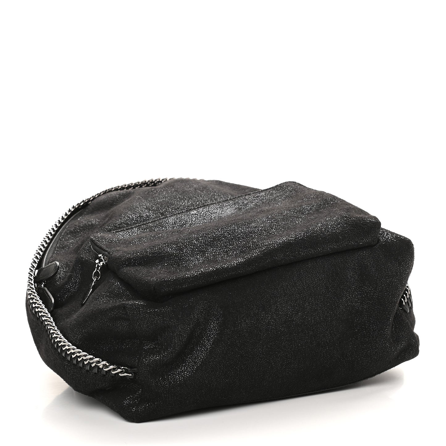 Shaggy Deer Small Falabella Backpack Black