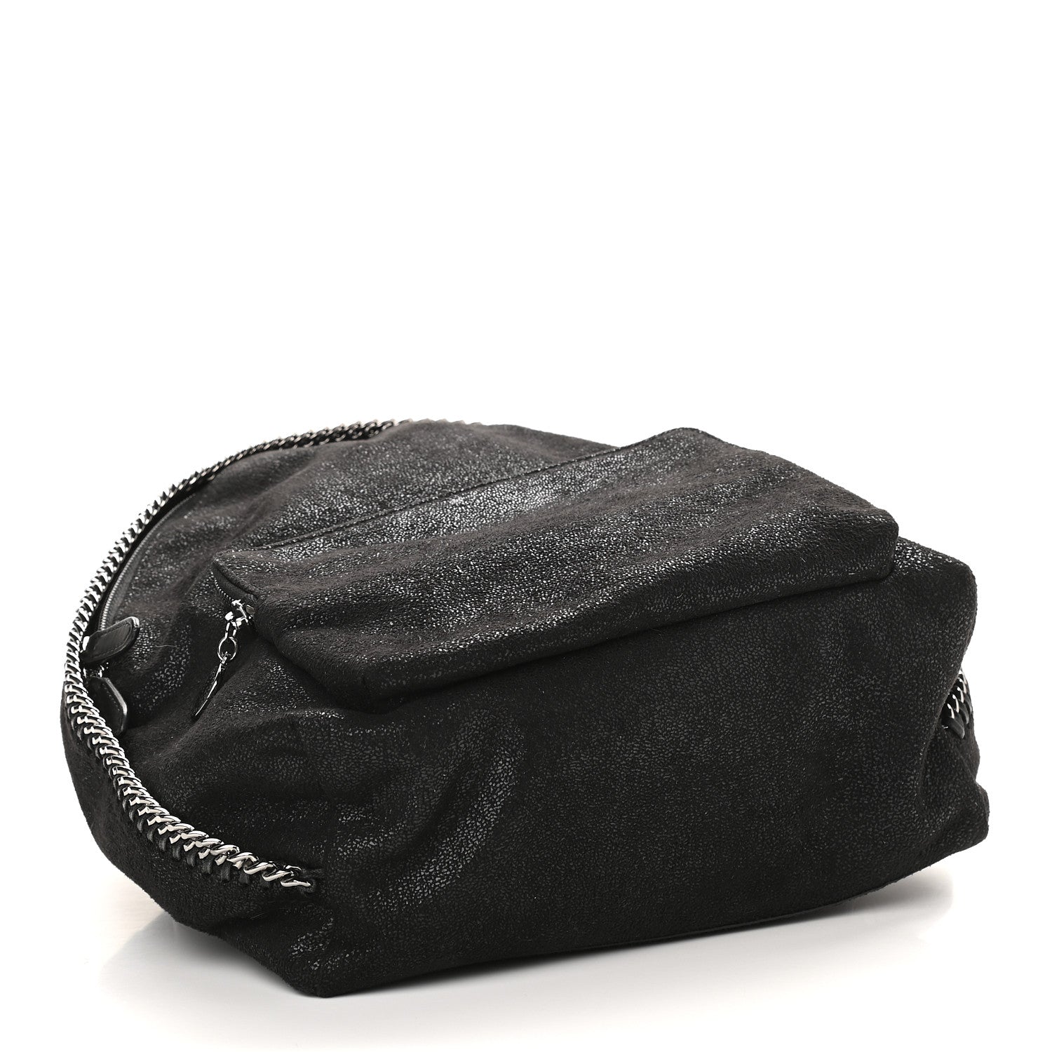 Stella McCartney Shaggy Deer Small Falabella Backpack Black 4 of 9