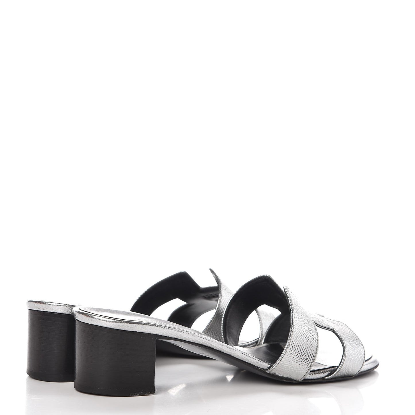 Metallic Epsom Oasis Sandals 38 Argent
