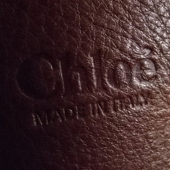 Calfskin Edith Satchel Whiskey