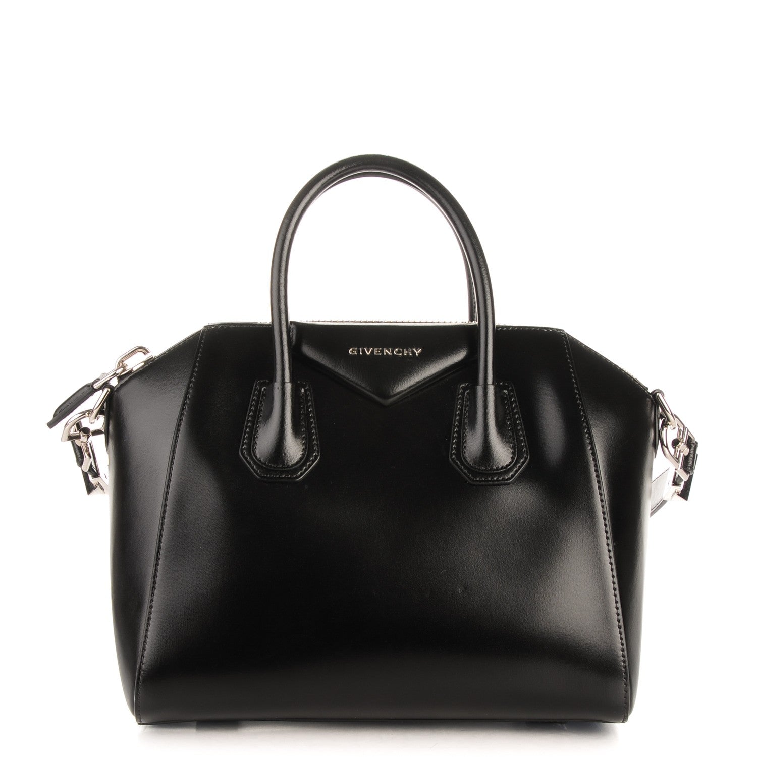 Givenchy Shiny Lord Calfskin Small Antigona Black 1 of 7