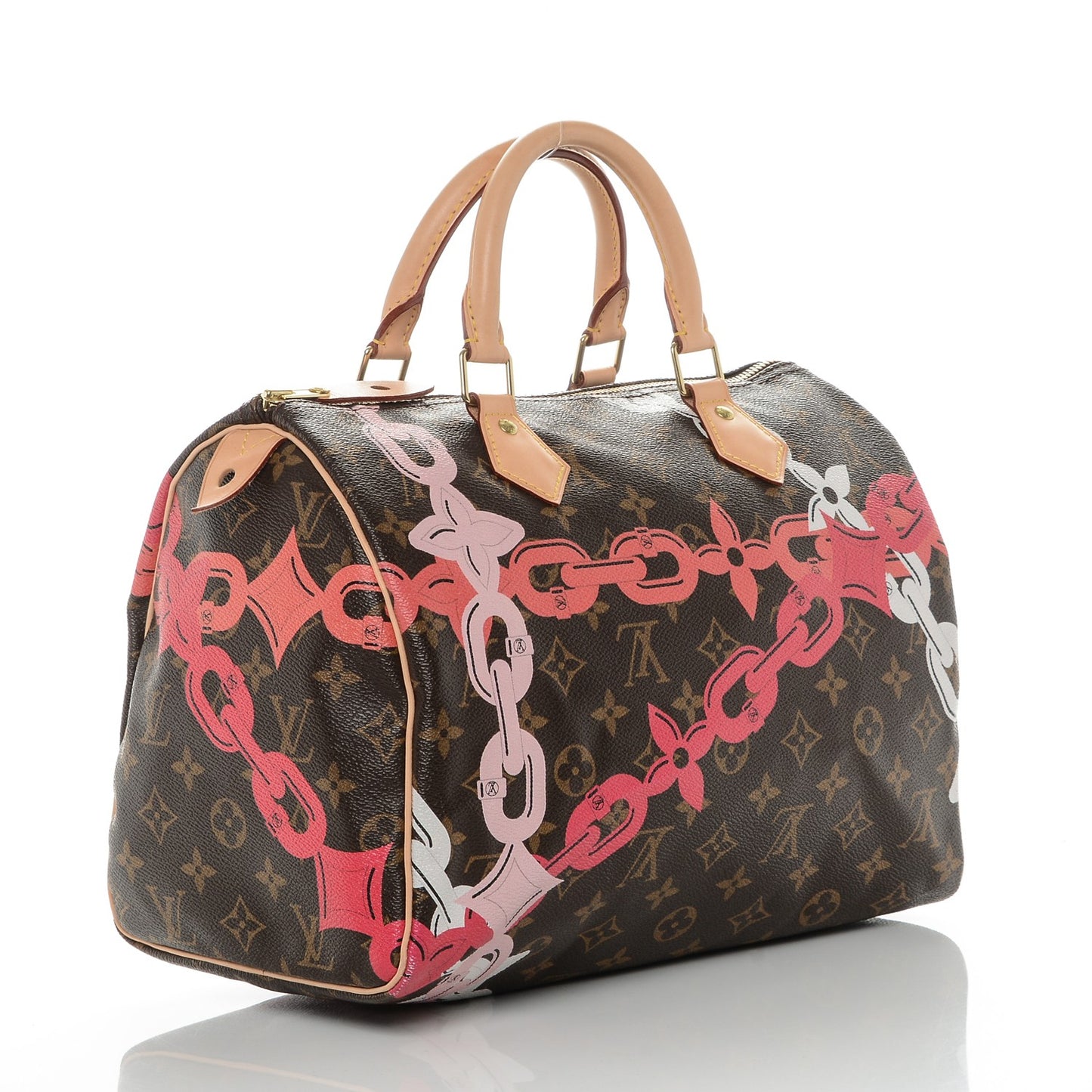 Monogram Bay Speedy 30 Rose Ballerine Poppy