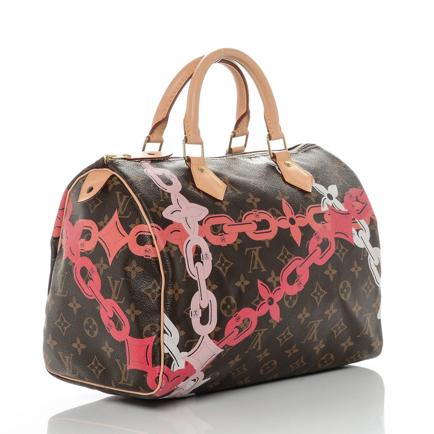 Louis Vuitton Monogram Bay Speedy 30 Rose Ballerine Poppy 3 of 6