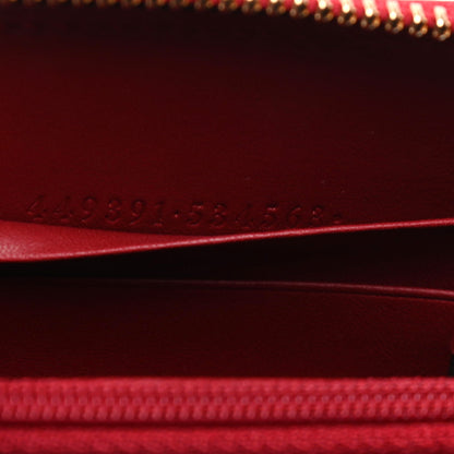 Gucci Microguccissima Zip Around Wallet Red 7 of 8