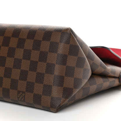 Louis Vuitton Damier Ebene Beaubourg MM Scarlet 9 of 13