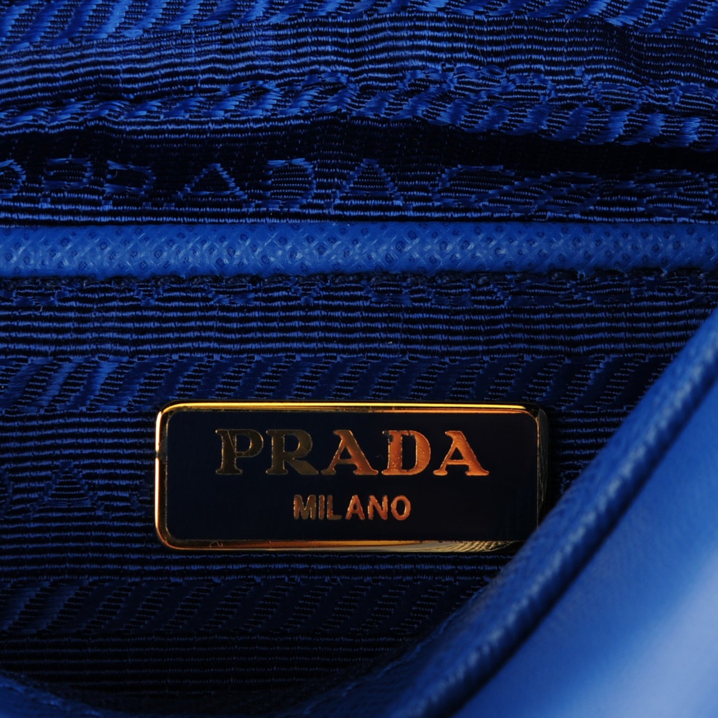Saffiano Mini Camera Crossbody Azzurro