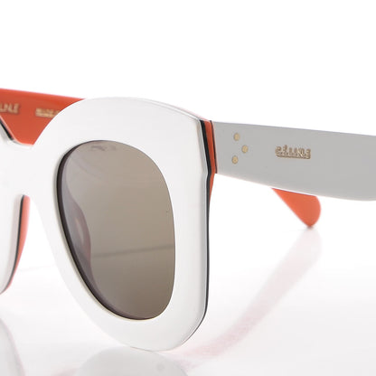 Celine Marta Sunglasses CL 41093/S White Orange 5 of 7