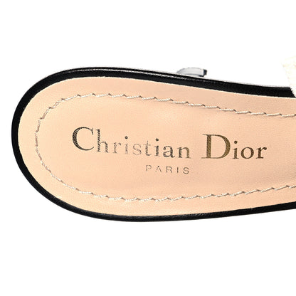 Christian Dior Lambskin Ribbon J'Adior Slingback 65mm Pumps 38 Black 7 of 8