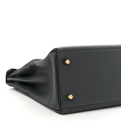 Hermes Togo Kelly Retourne 32 Gris Misty 9 of 11