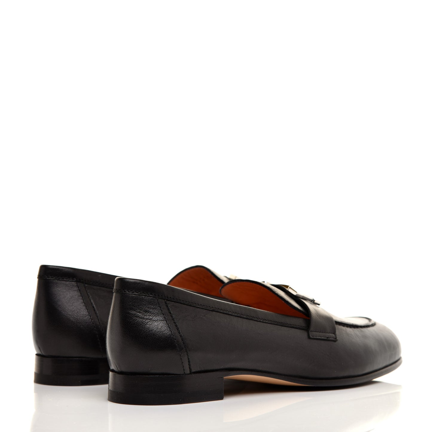 Goatskin Paris Loafers 36.5 Black