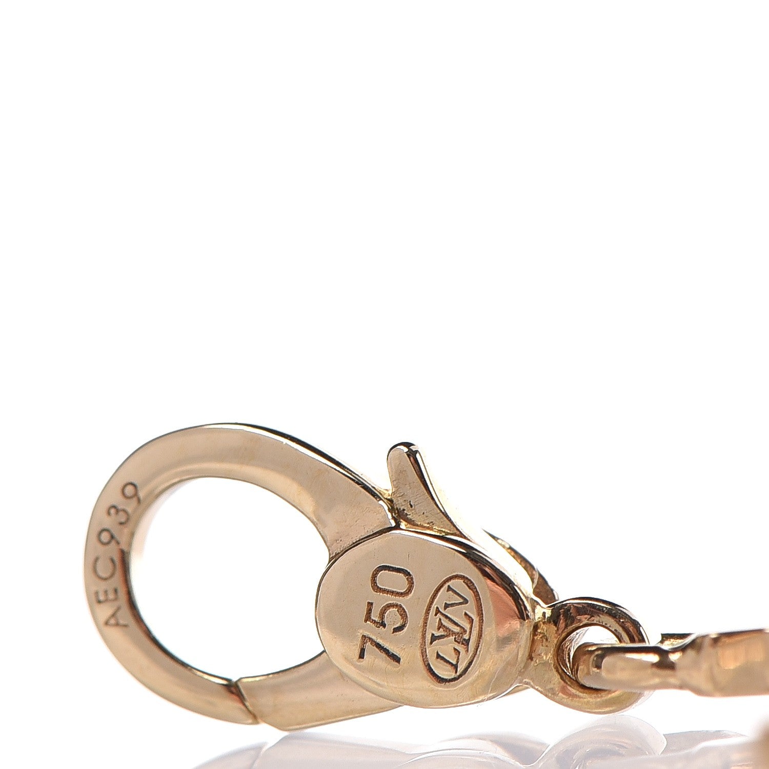Louis Vuitton 18K Yellow Gold LV Initiales Charm 3 of 3