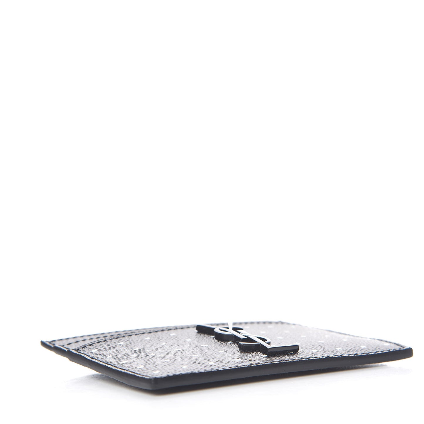 Grain De Poudre Geo Print Monogram Credit Card Case Black White