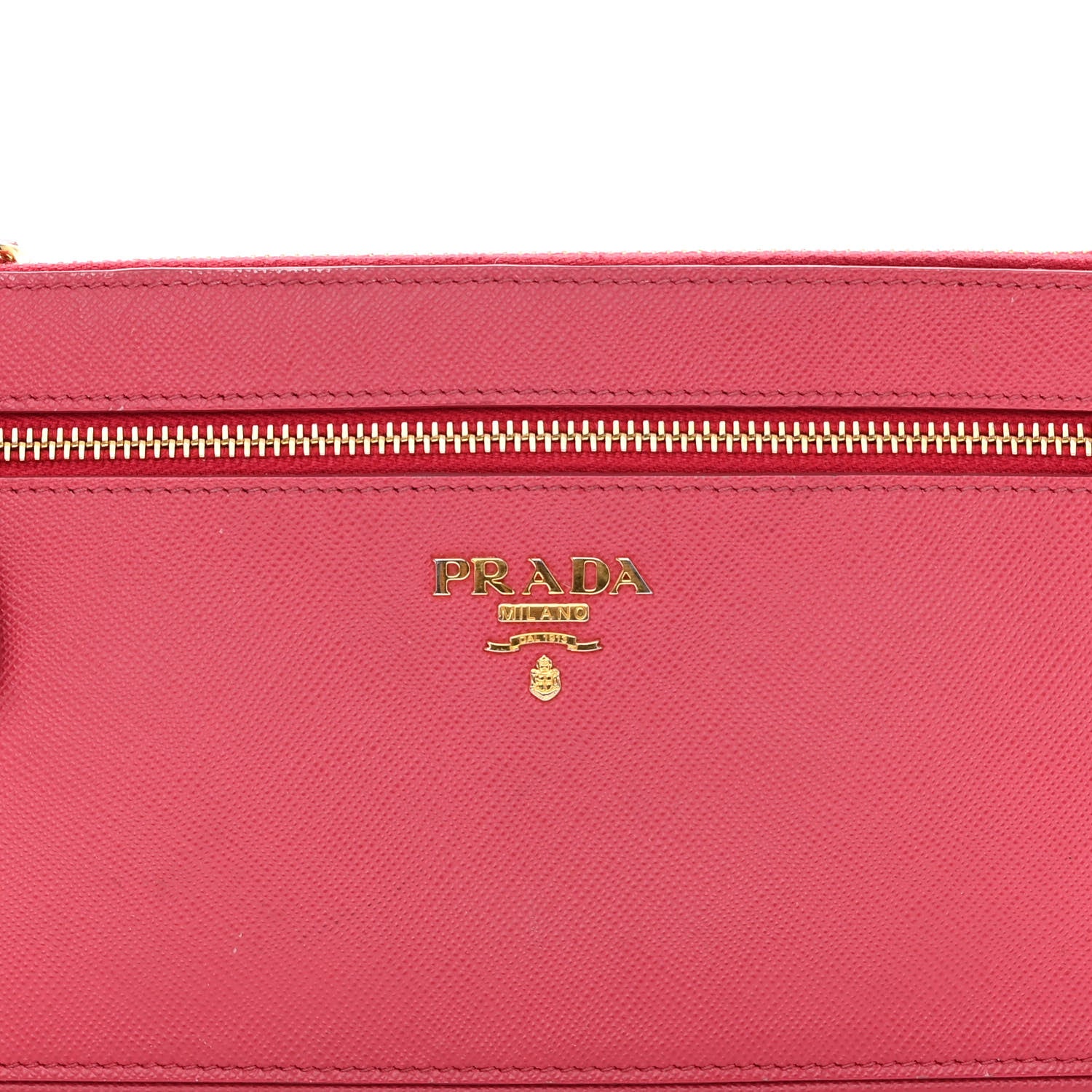 Prada Saffiano Lux Crossbody Bag Peonia 7 of 10