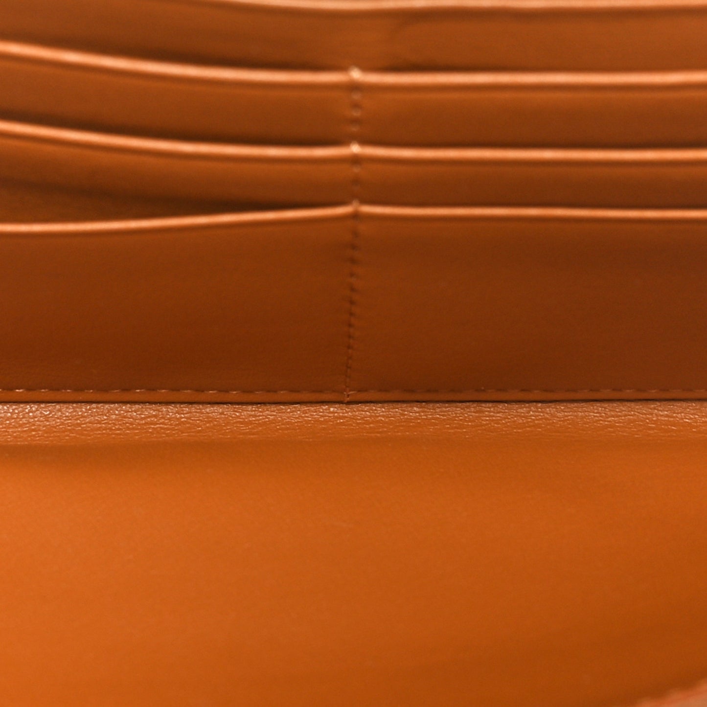 Visetos Large Zip Around Wallet Cognac