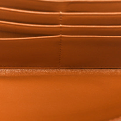 MCM Visetos Large Zip Around Wallet Cognac 5 of 9