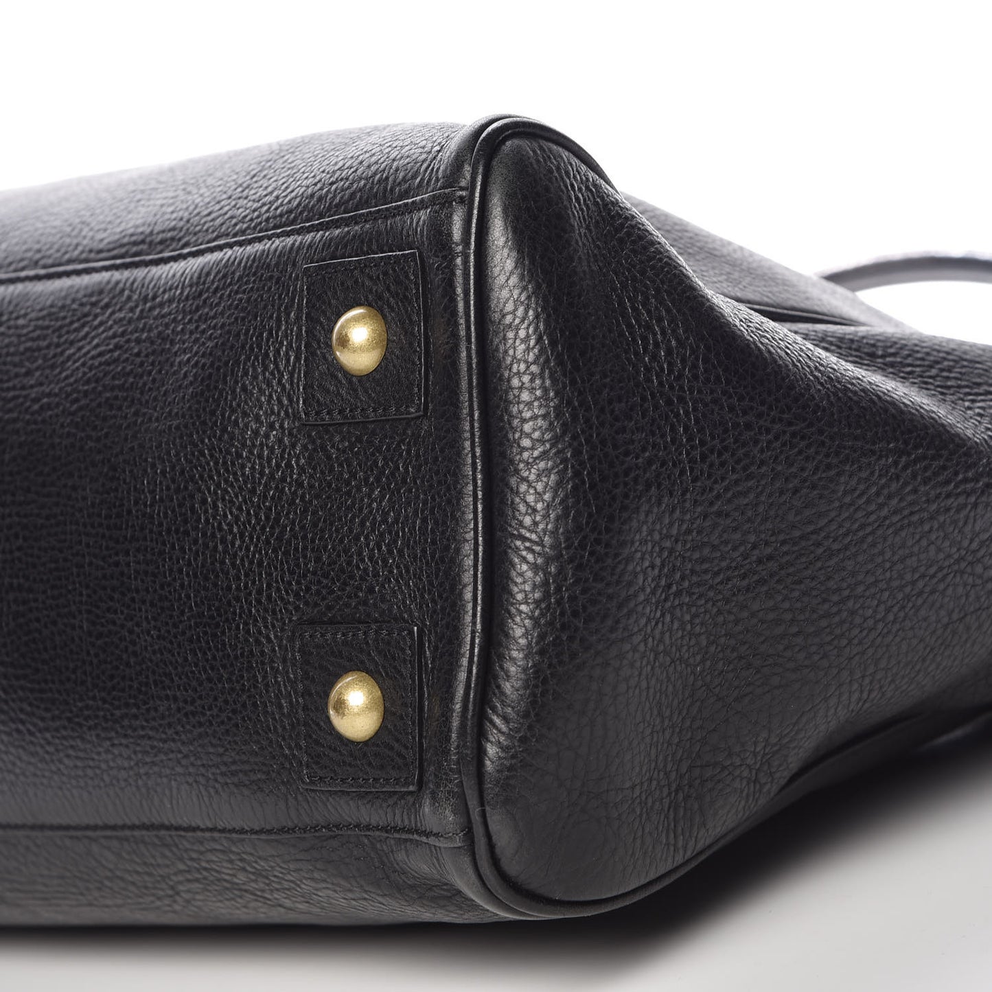 Natural Leather Bayswater Tote Black