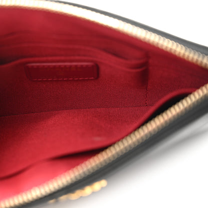 Chanel Shiny Goatskin Quilted Small Chanel 19 Pouch Black 5 of 12