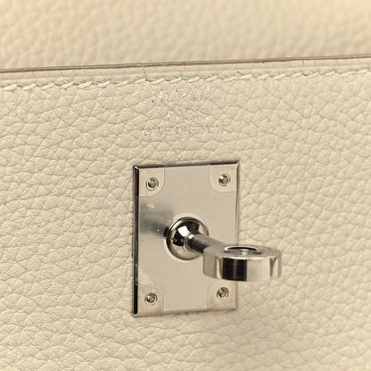 Hermes Togo Kelly Retourne 25 Craie 6 of 13