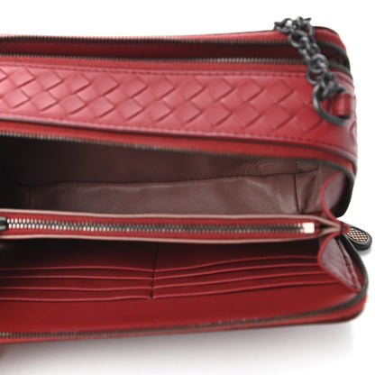 Bottega Veneta Nappa Intrecciato Camera Bag Red 5 of 10