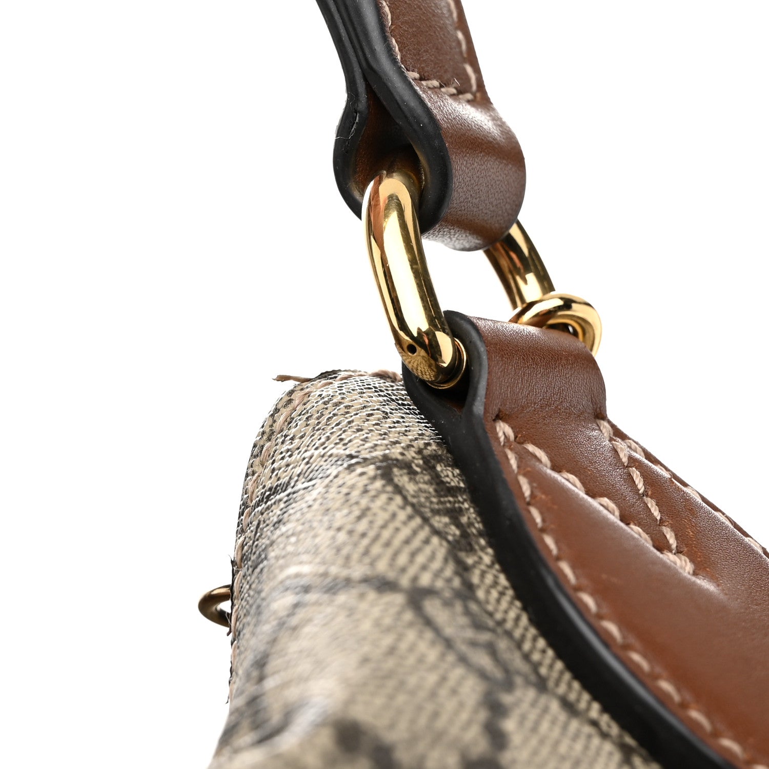 Gucci GG Supreme Monogram Large Linea A Hobo Light Brown 11 of 12