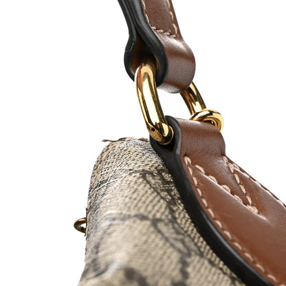 Gucci GG Supreme Monogram Large Linea A Hobo Light Brown 11 of 12