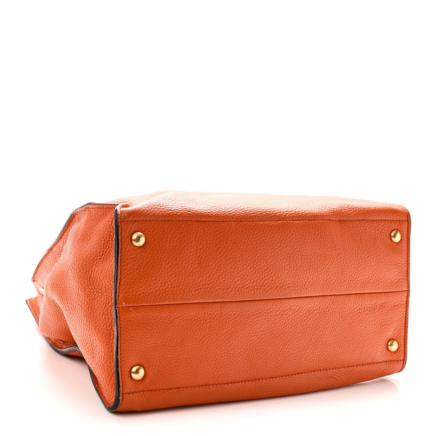 Vitello Daino Shopping Tote Rame