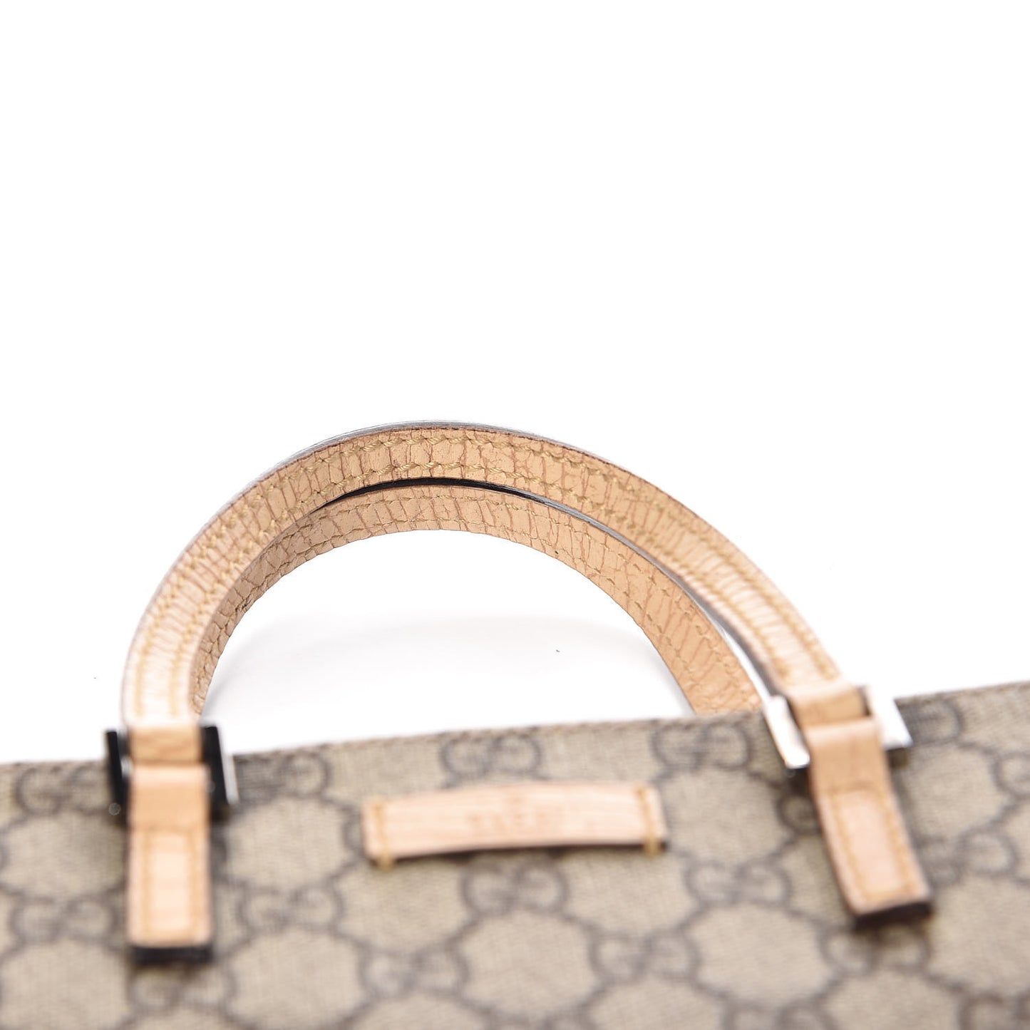 GG Supreme Monogram Mini Vertical Tote Beige