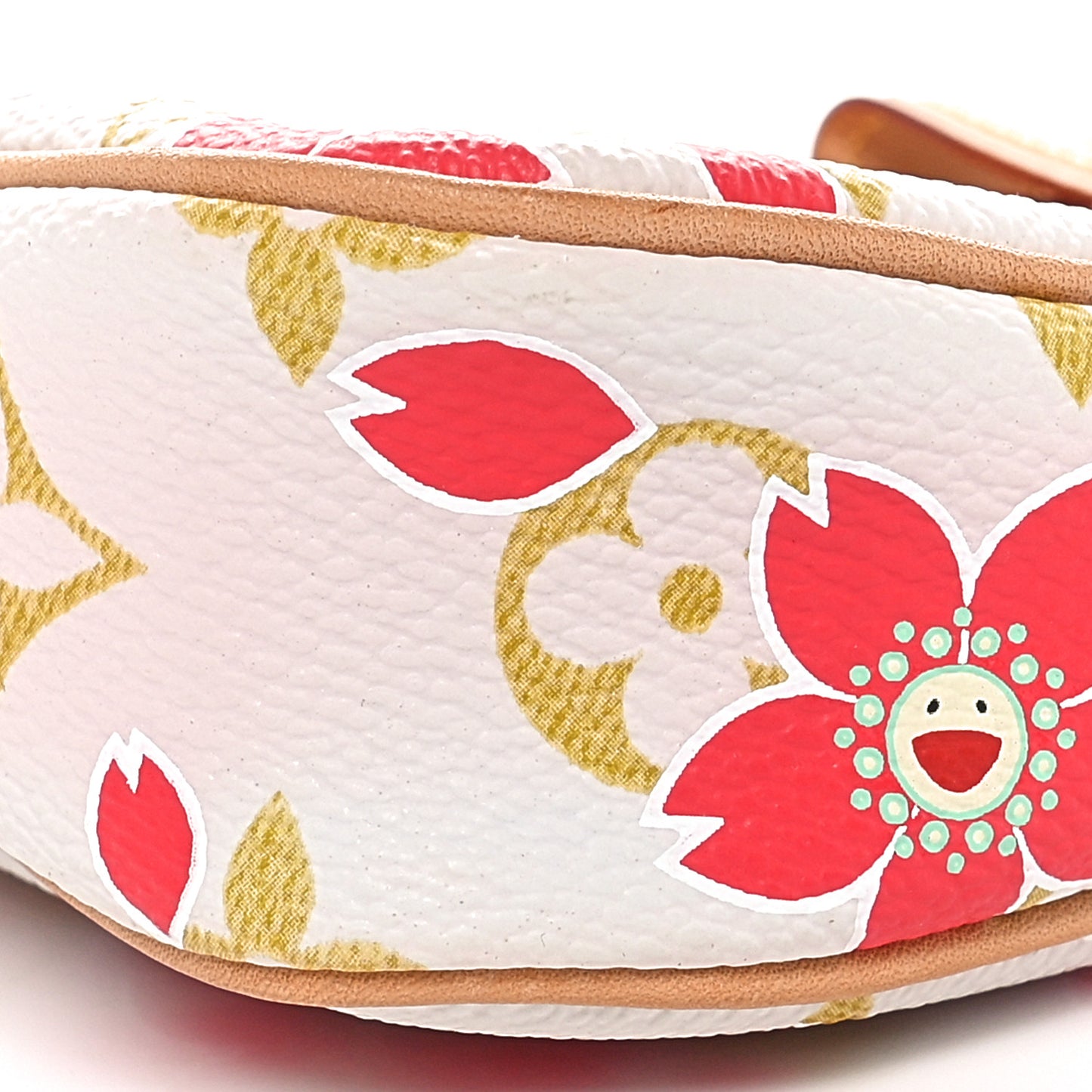 Monogram Cherry Blossom Pochette Accessories Red