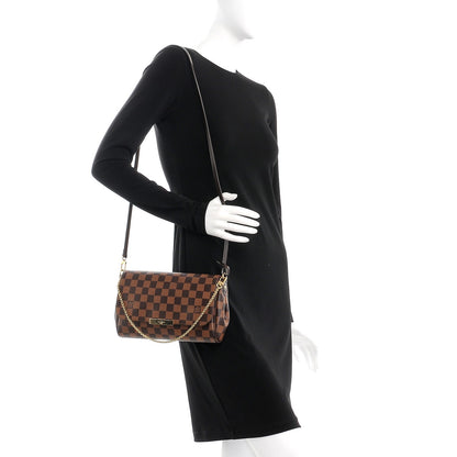 Louis Vuitton Damier Ebene Favorite MM 2 of 11