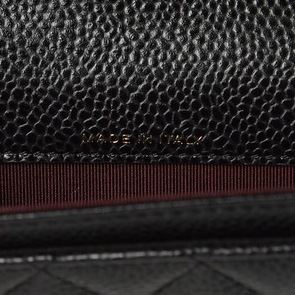 Chanel Caviar Quilted Flap Card Holder Black 6 of 8