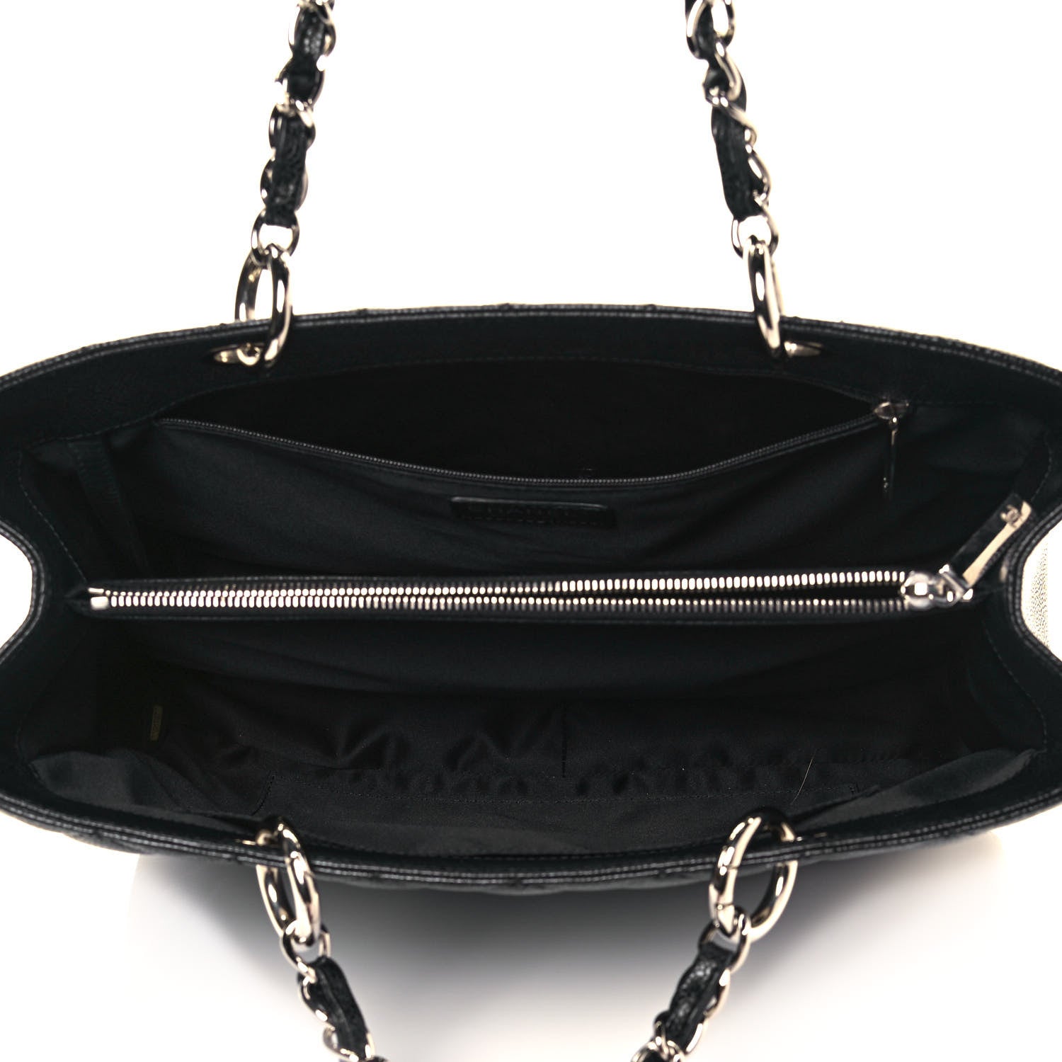 Chanel Caviar Quilted Grand Shopping Tote GST Black 4 of 14