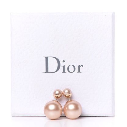Christian Dior Pearl Mise En Dior Tribal Earrings Pink 5 of 5