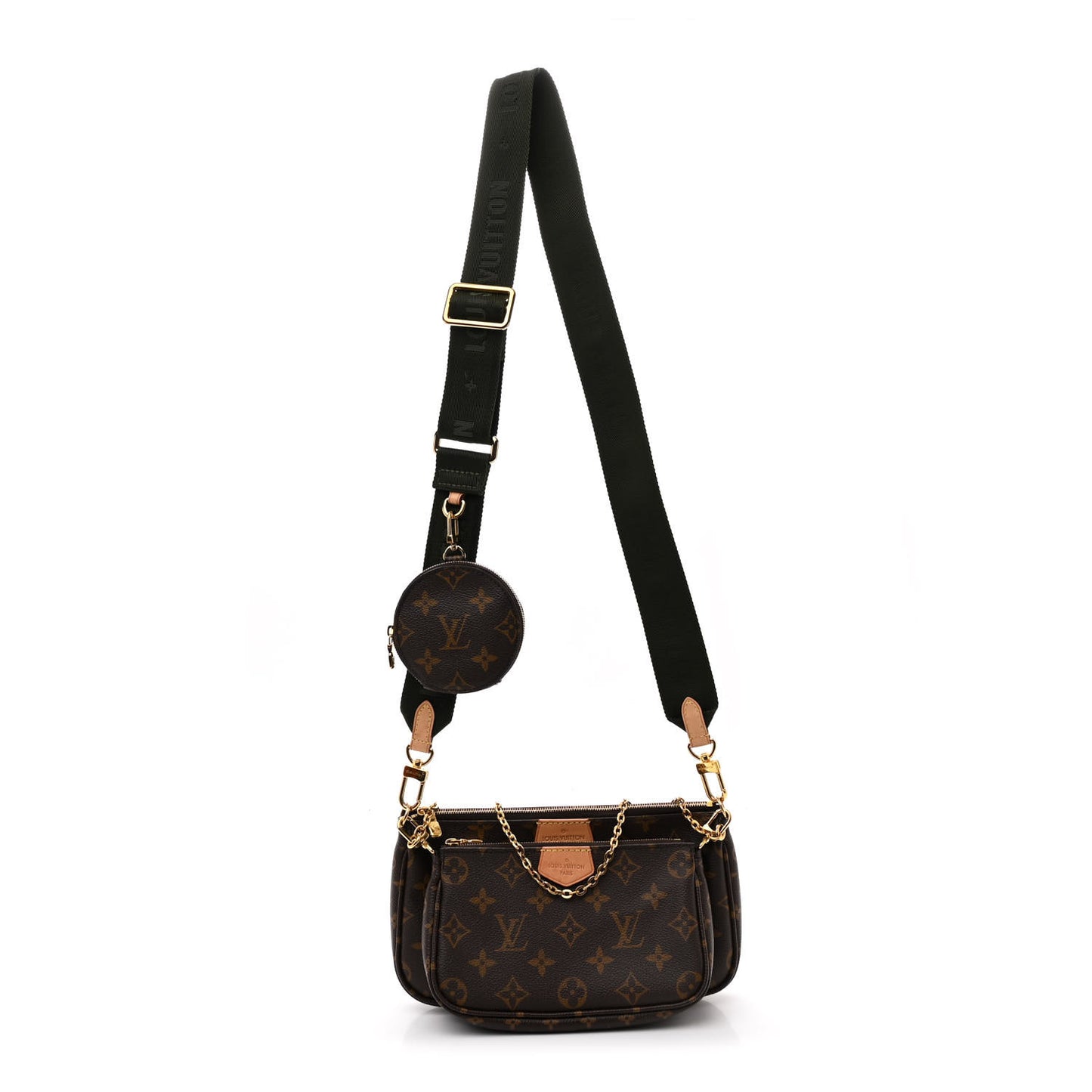 Monogram Multi Pochette Accessories Kaki