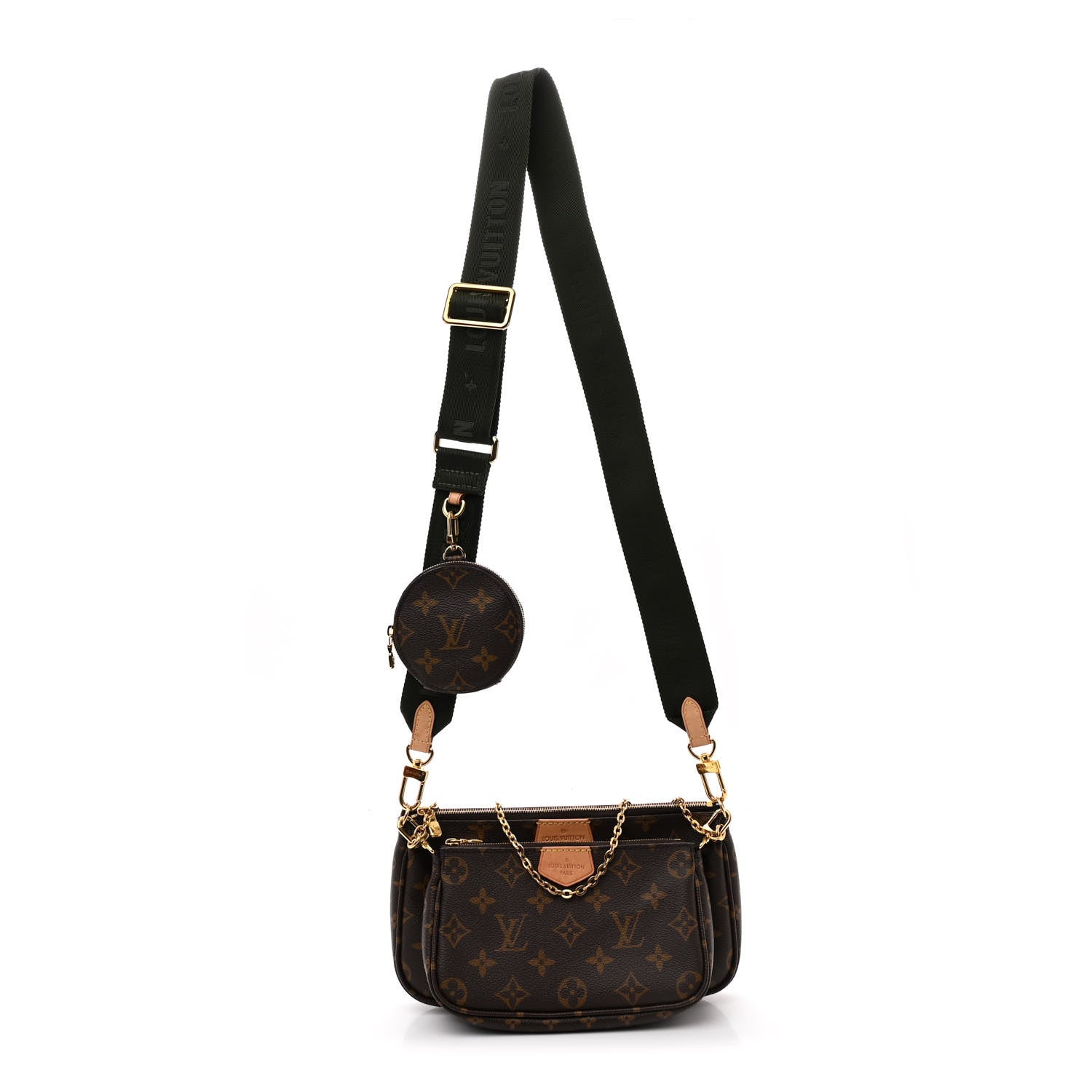 Louis Vuitton Monogram Multi Pochette Accessories Kaki 1 of 11