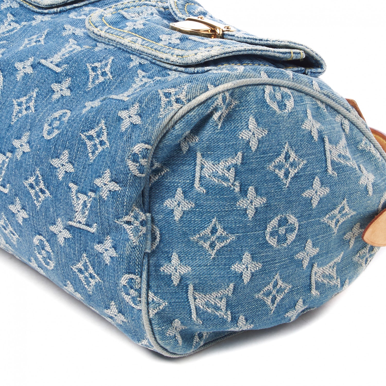 Louis Vuitton Monogram Denim Neo Speedy Blue 5 of 8