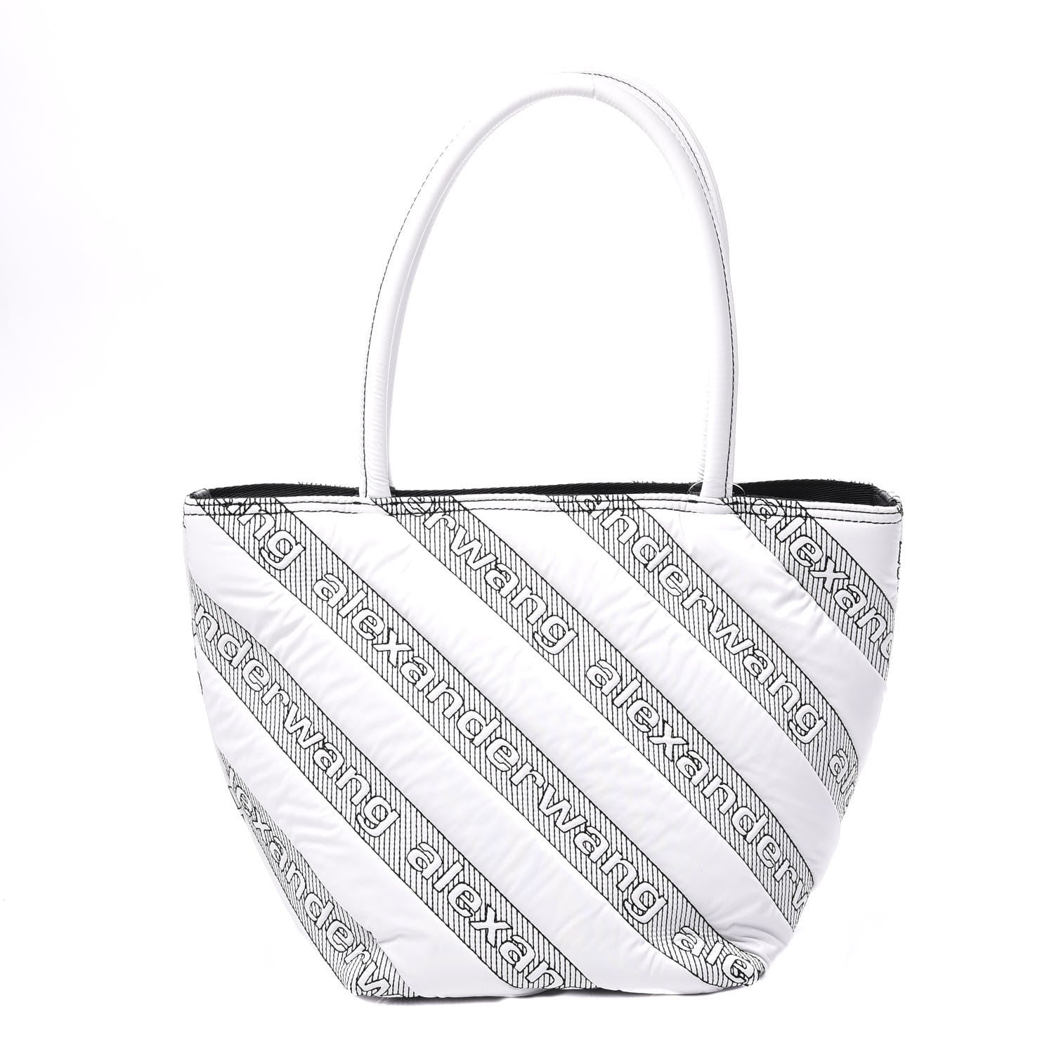 Alexander Wang Nylon Quilted Roxy Tote White 1 of 10