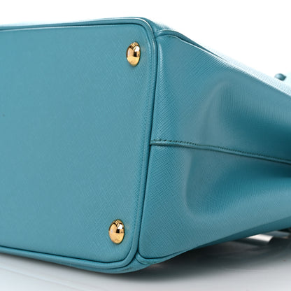 Prada Saffiano Lux Parabole Tote Turchese 10 of 13