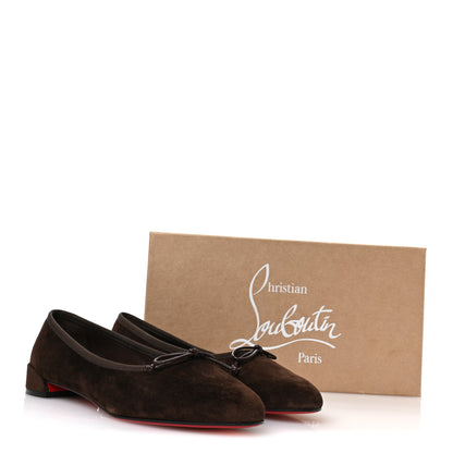Christian Louboutin Veau Velours Sweetie Jane Flats 39 Cosme 8 of 8