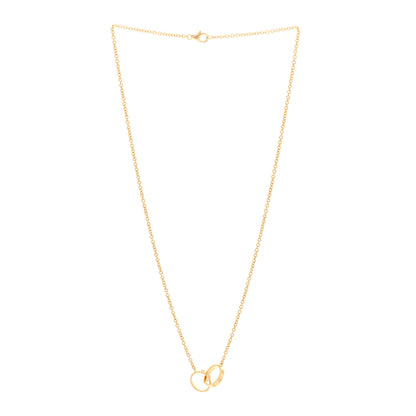 Cartier 18K Yellow Gold Interlocking LOVE Necklace 3 of 4