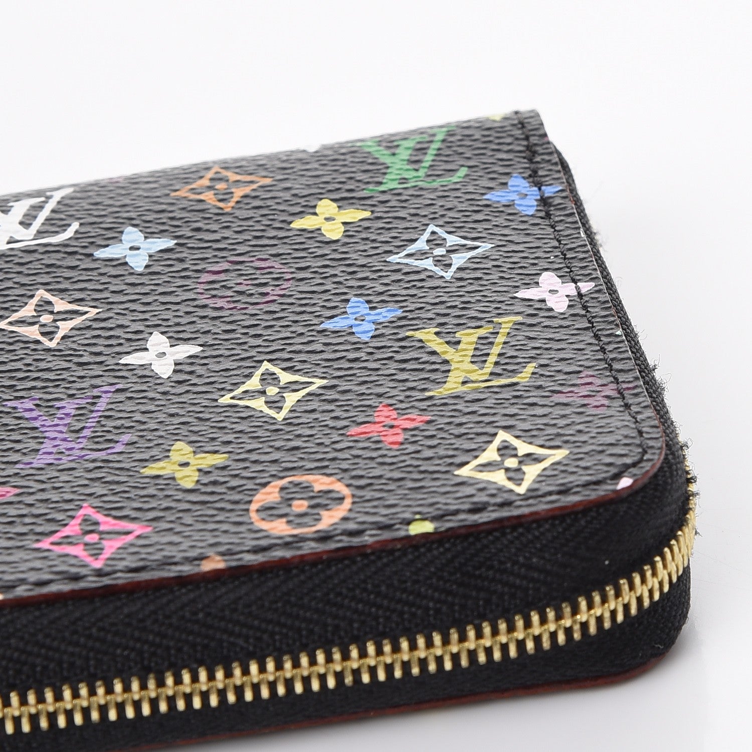 Louis Vuitton Monogram Multicolor Zippy Coin Purse Black Grenade 10 of 10