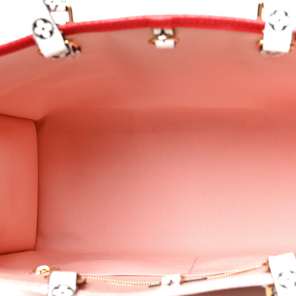 Louis Vuitton Monogram Giant Onthego GM Rouge Rose 5 of 9