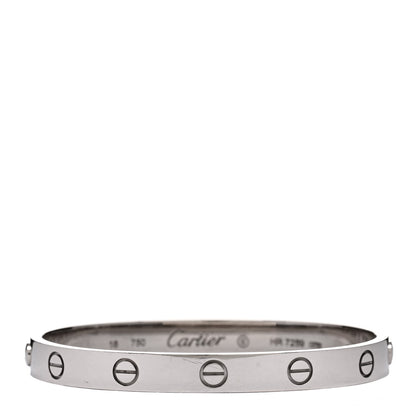 Cartier 18K White Gold LOVE Bracelet 16 1 of 4