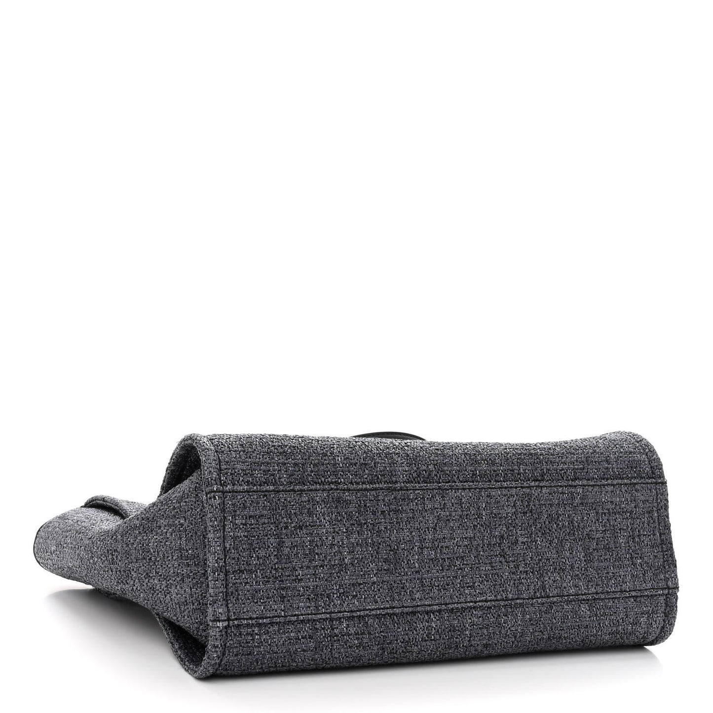 Lurex Boucle Small Deauville Tote Black