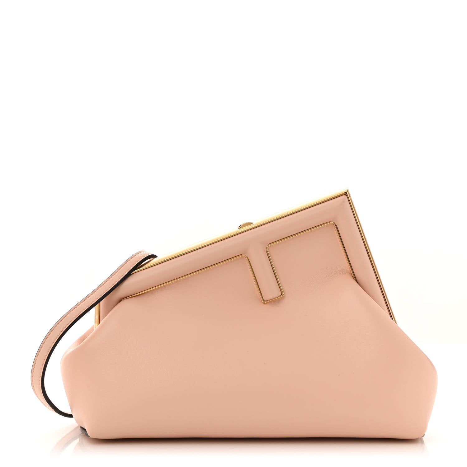Fendi Shiny Nappa Small Fendi First Light Rose 1 of 10