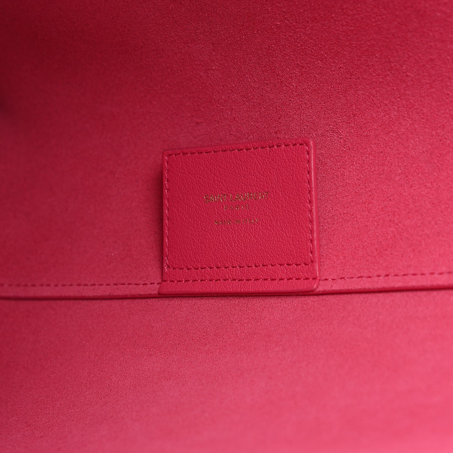 Calfskin Large Shopping Tote Fuchsia