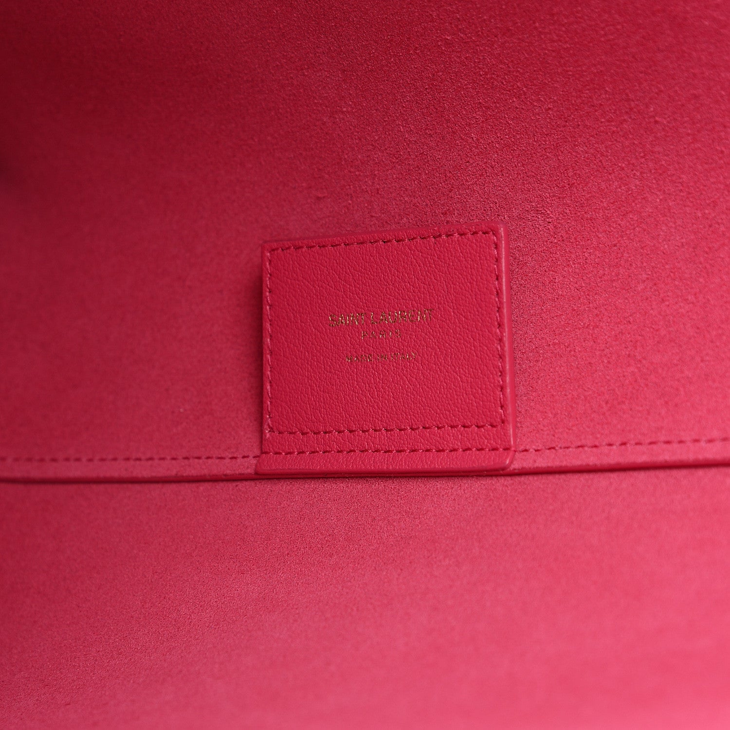 Saint Laurent Calfskin Large Shopping Tote Fuchsia 5 of 8