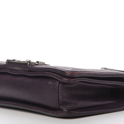 Chanel Calfskin Embossed Small Boy Flap Plum 6 of 10